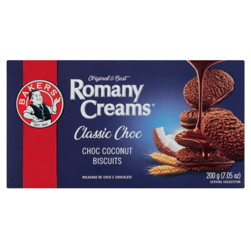 Bakers Romany Creams Classic Choc, 12x200g