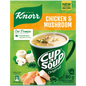 Knorr Cup-a-Soup Chicken & Mushroom Instant Soup 4x20g