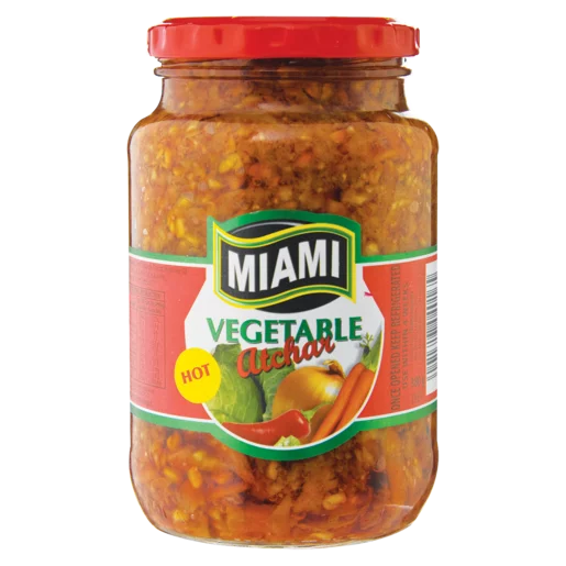Miami Hot Vegetable Atchar, 12x380g