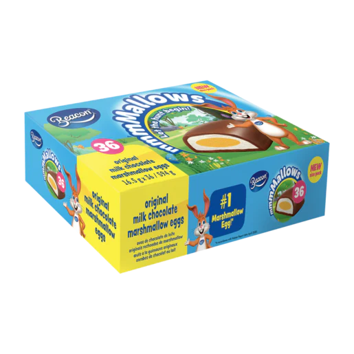 36-Count Beacon Milk Chocolate Marshmallow Eggs, 16 Boxes