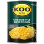KOO Creamstyle Sweetcorn, 12x415g
