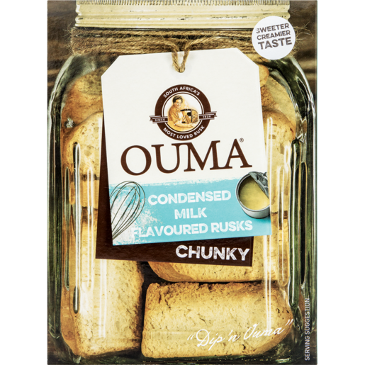 Ouma Condensed Milk Chunky Rusks, 12x500g