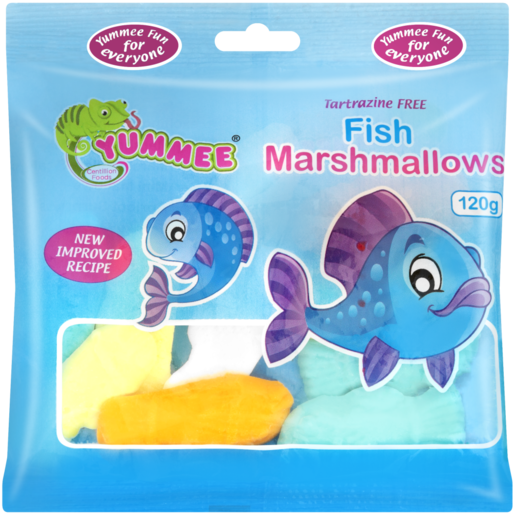 Yummee Marshmallow Fish, 18x80g