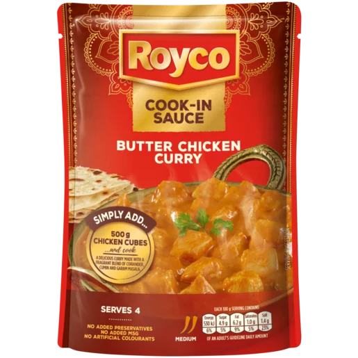 Royco Butter Chicken Curry Cook-In Sauce 10x400g