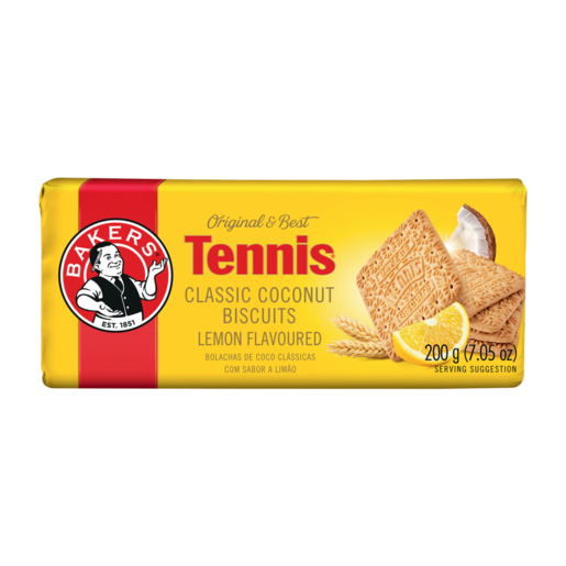 Bakers Tennis Biscuit Lemon, 12x200g