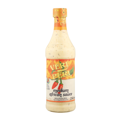 All Joy Veri-Peri Medium African Peri-Peri Sauce, 12x250ml