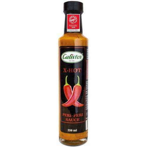 Calisto's Extra Hot Peri Peri Sauce, 6x250ml