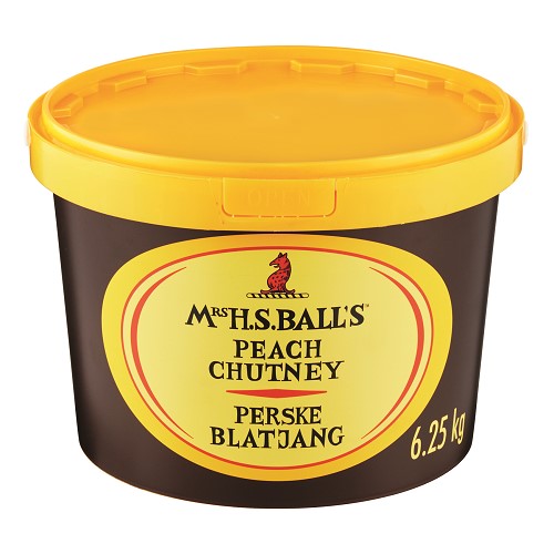 Mrs. H.S. Ball’s Peach Chutney, 12x6.25Kg
