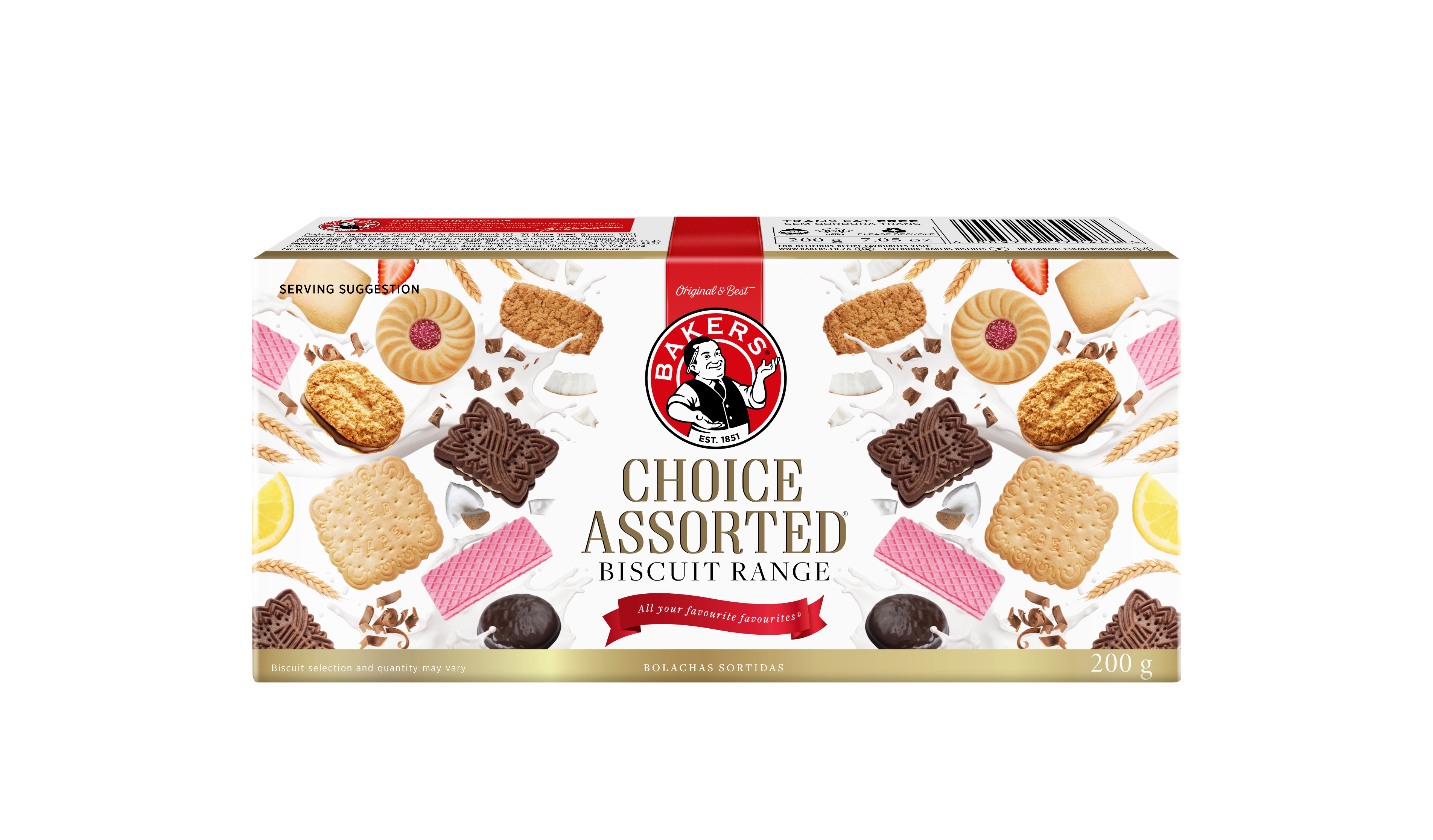 Bakers Choice Assorted Biscuits, 12x200g