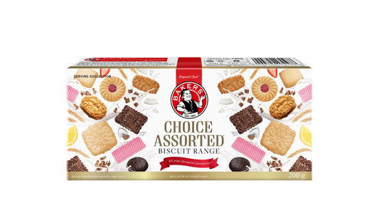 Bakers Choice Assorted Biscuits, 12x200g