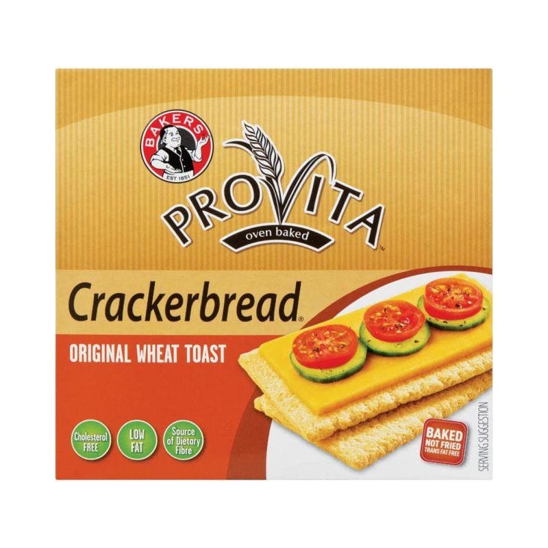 Bakers Provita Crackerbread Original, 12x125g