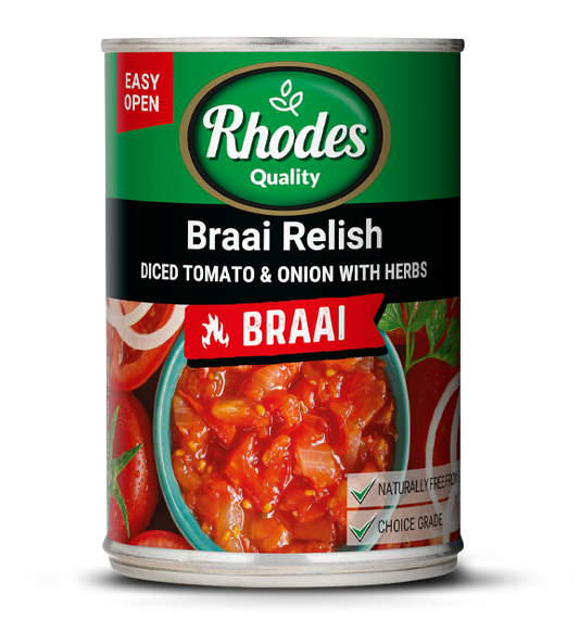 RHODES Braai Relish, 12x410g