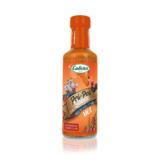 Calisto's Hot Peri Peri Sauce, 6x250ml