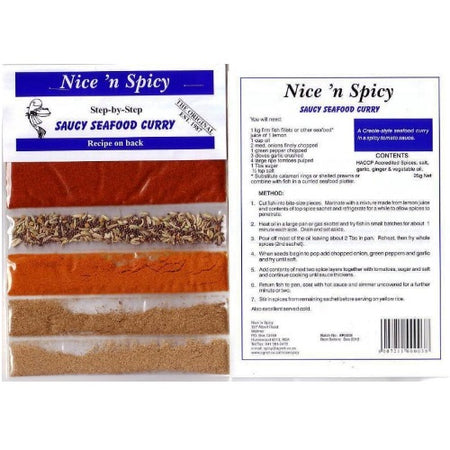 Nice n' Spicy Saucy Seafood Curry, 25x20g