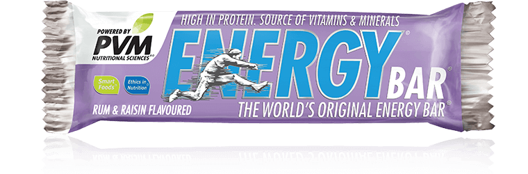 PVM Energy Bar: Rum & Raisin, 45x45g