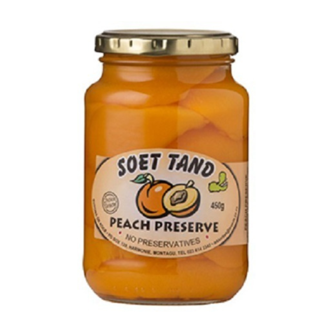 Soet Tand Peach Preserve, 12x450g