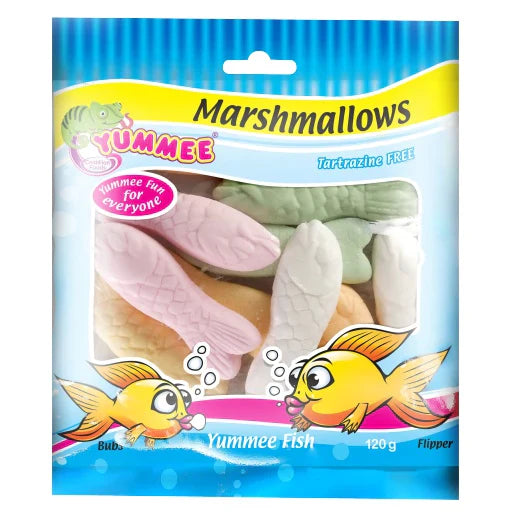 Yummee Marshmallow Fish, 24x120g