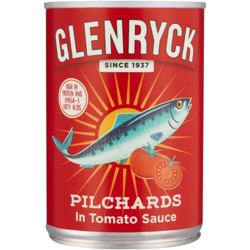 Glenryck Pilchards in Tomato Sauce 12x400g