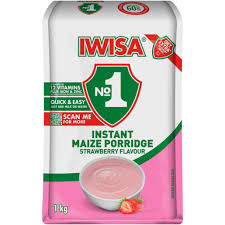 Iwisa No.1 Strawberry Flavoured Instant Breakfast Porridge 1kg