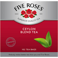 Five Roses Ceylon Tea, 12x102 bags